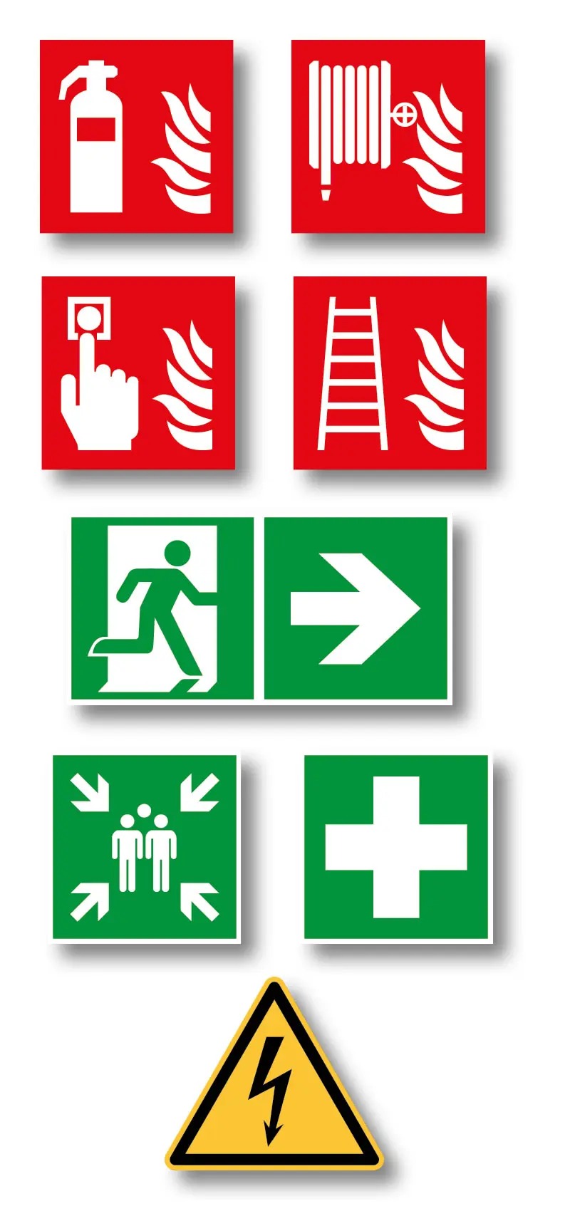 Panneaux de signalisation incendie NF EN ISO 7010
